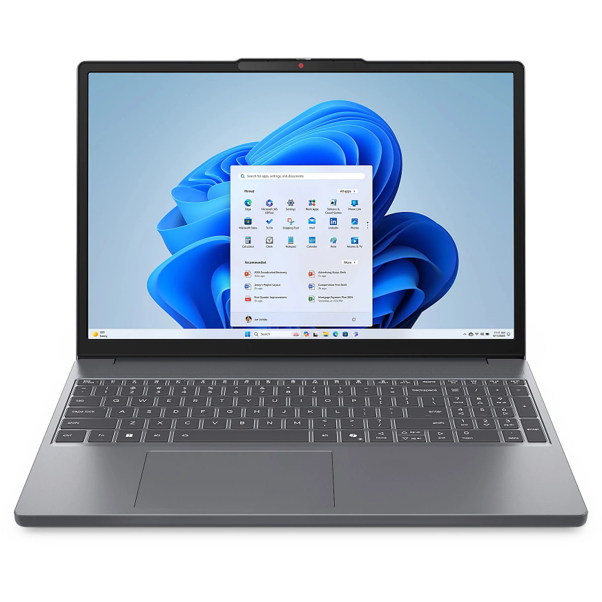 Ноутбук Lenovo IdeaPad Slim 3 15ARP10 Luna Grey (83K700GPFE)