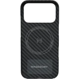 Чехол Magssory iPhone 17 Pro Aramid Frame Case Black (CFB044)