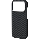 Чехол Magssory iPhone 17 Pro Aramid Frame Case Black (CFB044)
