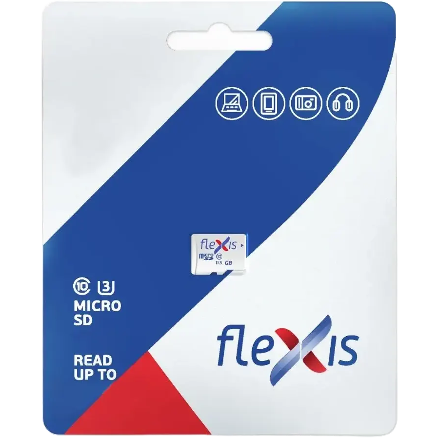 Карта памяти 32GB MicroSD Flexis (FMSD032GU3)