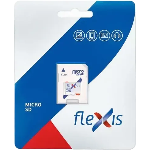Карта памяти 32GB MicroSD Flexis + SD адаптер (FMSD032GU3A)