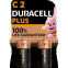 Батарейка Duracell Plus (C, 2 шт.) - Б0056038