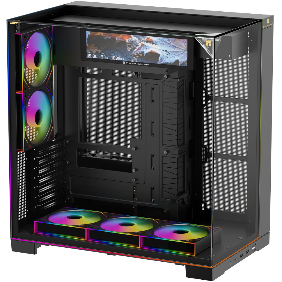 Корпус Thermalright TR-A70 Vision FAN5-M Black - TRA70VF5MB - фото 4