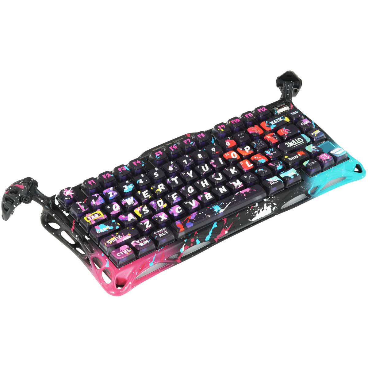 Клавиатура Gravastar Mercury V75 Pro Neon Graffiti Black - V75 Pro U CG BLK - фото 3