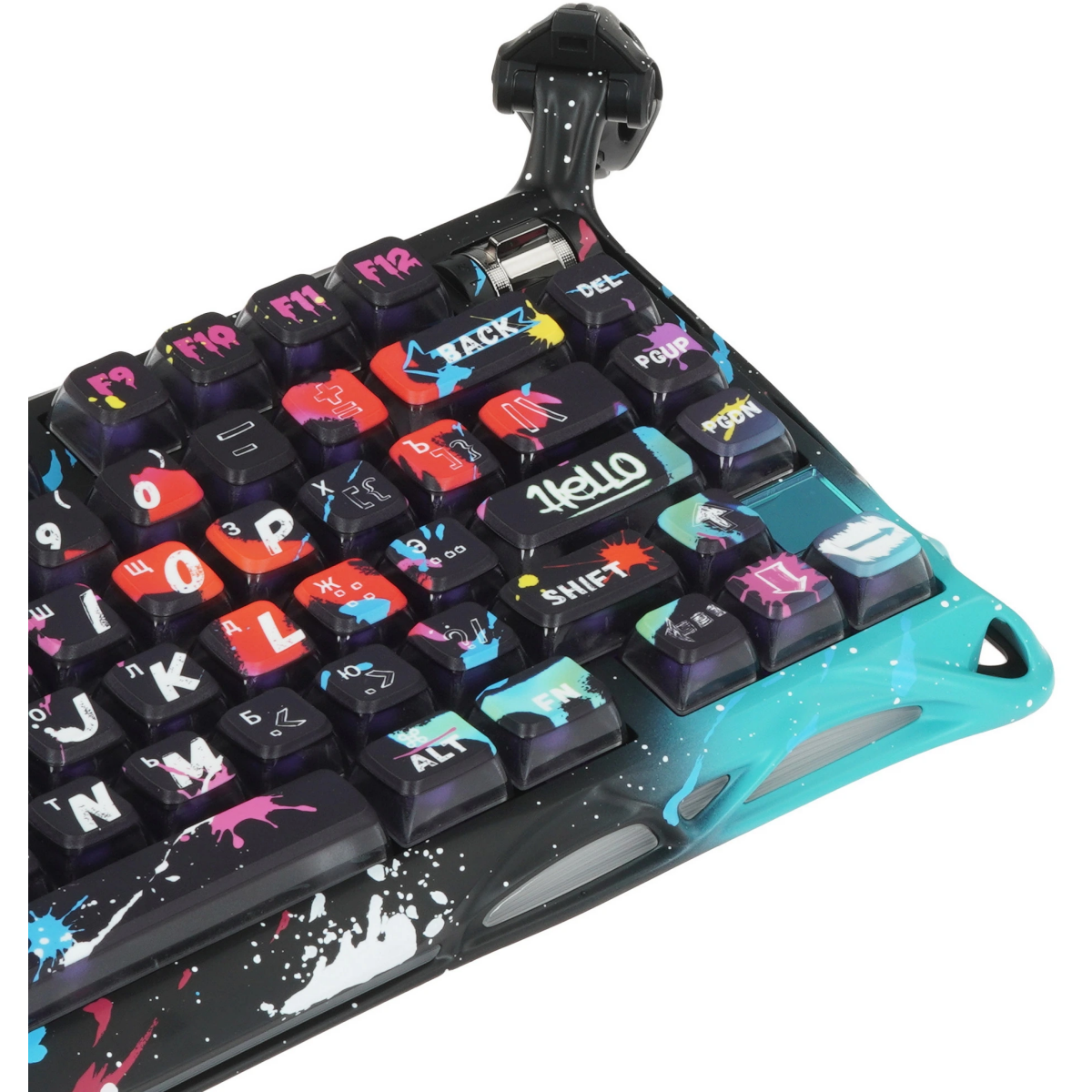 Клавиатура Gravastar Mercury V75 Pro Neon Graffiti Black - V75 Pro U CG BLK - фото 4