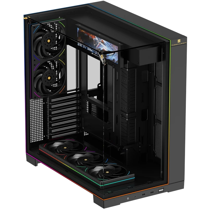 Корпус Thermalright TR-A70 Vision FanUB Black - TRA70VFUBB - фото 3