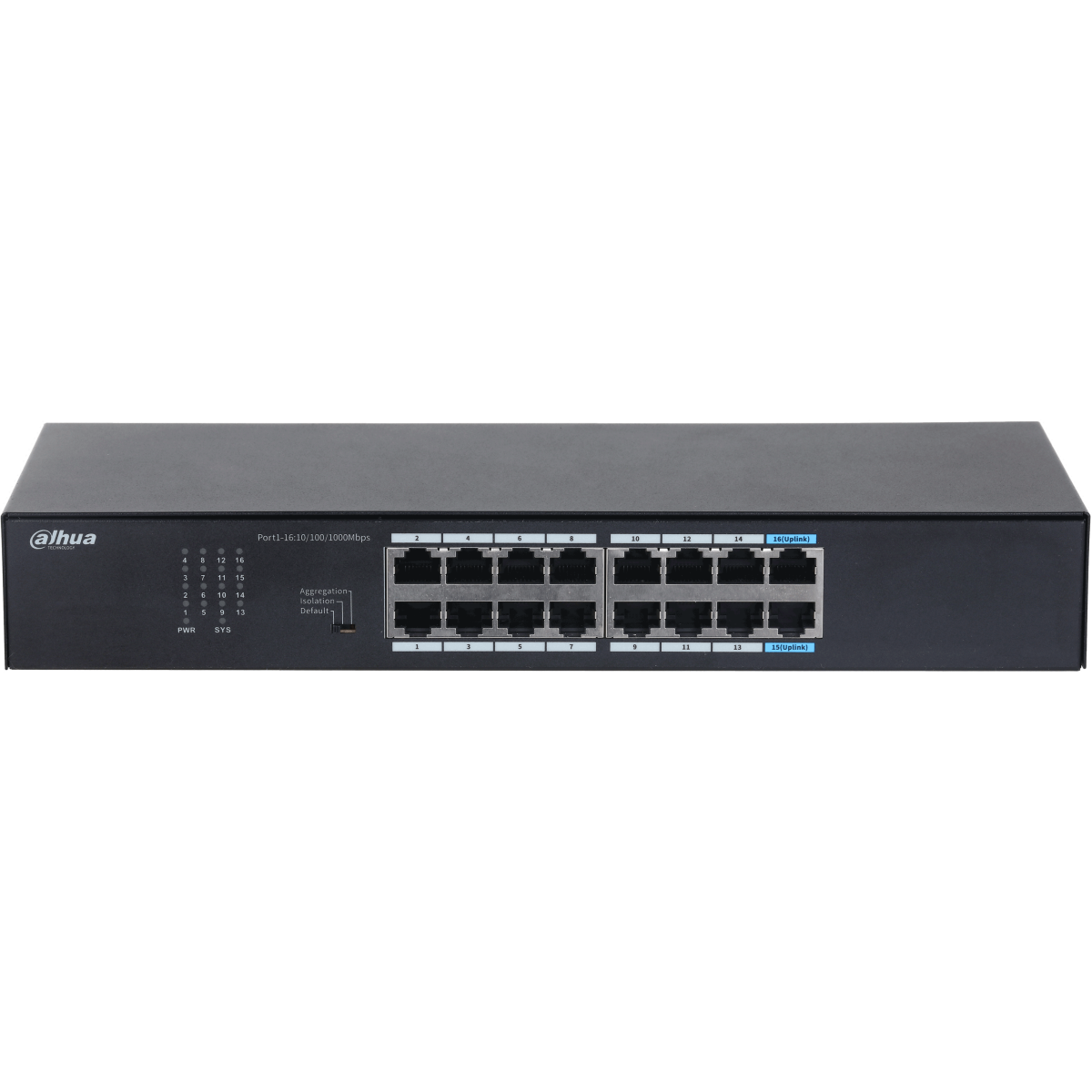 Коммутатор (свитч) Dahua DH-S3016-16GT