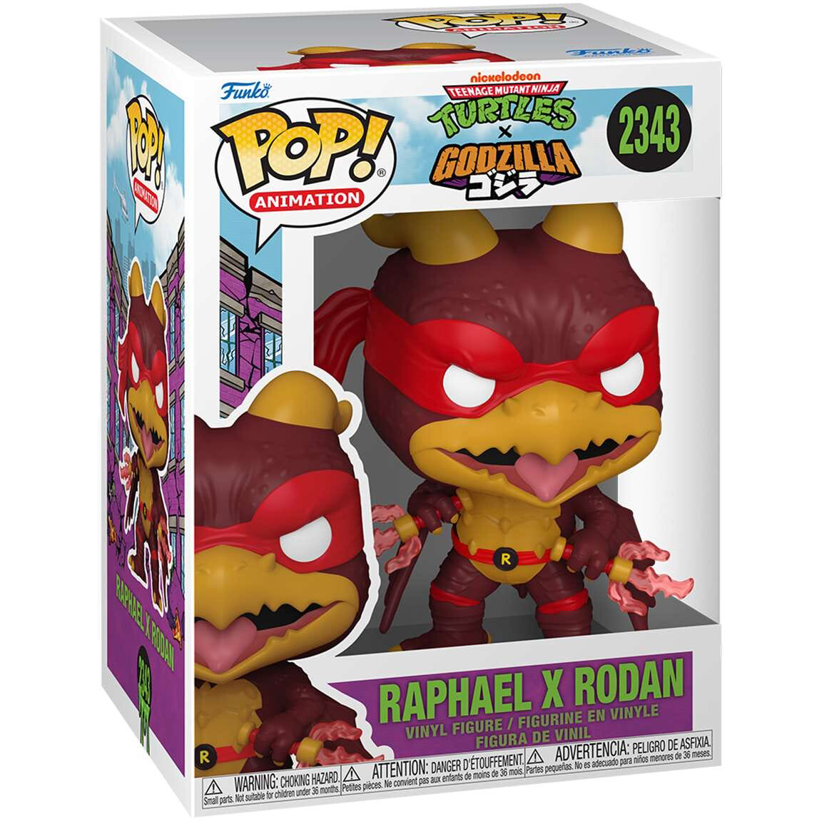 Фигурка Funko POP! Animation TMNT x Godzilla Raphael x Rodan - 90585 - фото 2