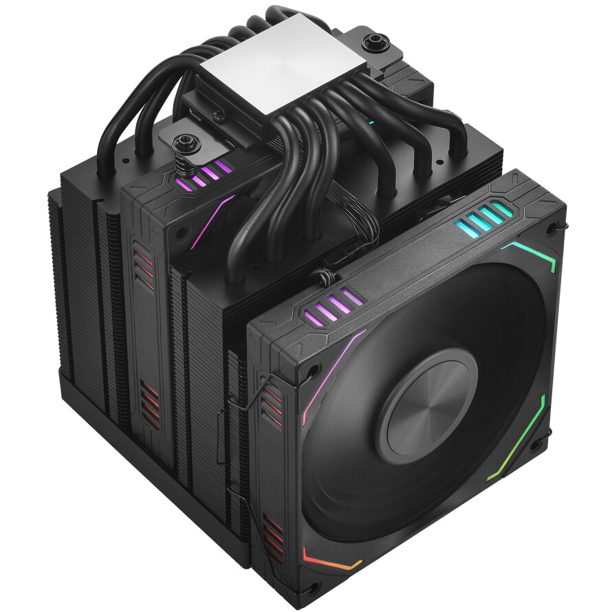 Кулер 1STPLAYER F.A.S.T. FT12DSL-6 Black - FT12DSL-6-BK - фото 9