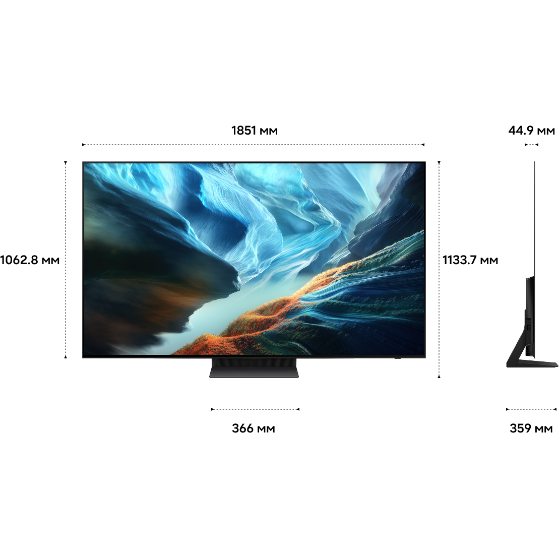 ЖК телевизор Samsung 83" QE83S90HAEXPY - фото 5