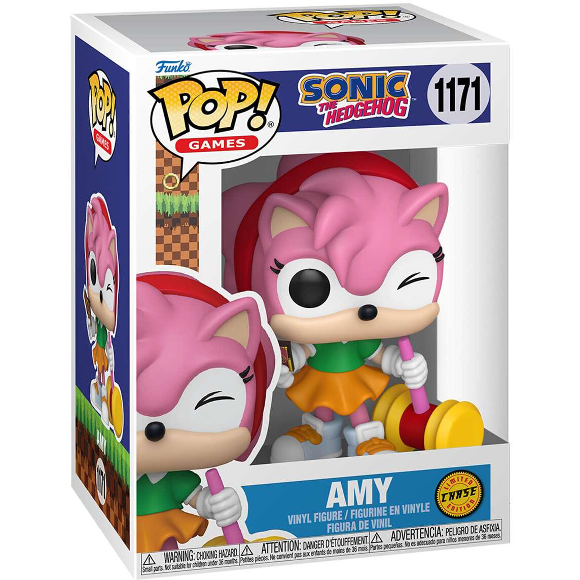 Фигурка Funko POP! Games Sonic the Hedgehog Amy Rose Chase - 2100901244638 - фото 2