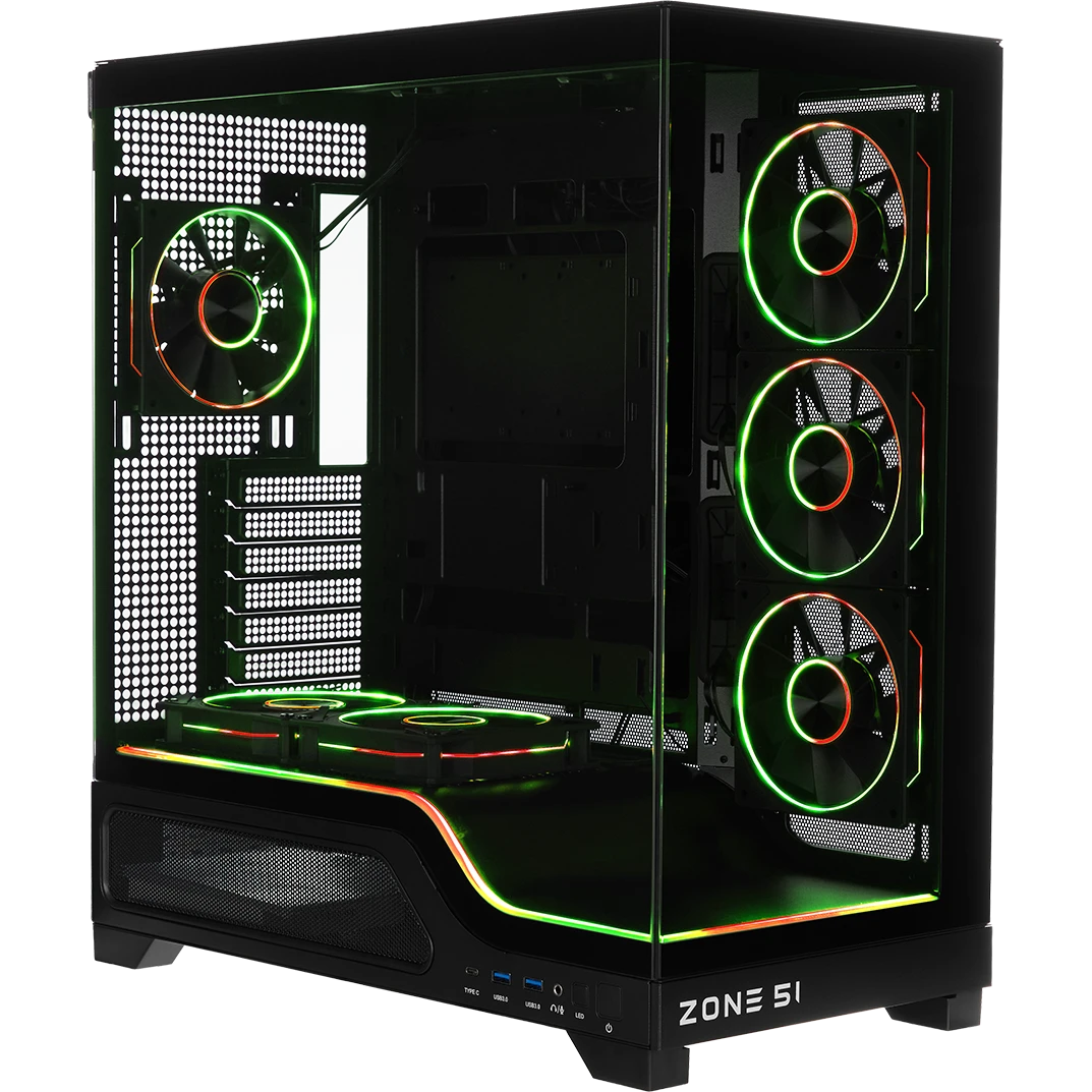 Корпус ZONE 51 Phantom Black - Z51-CAS-PHNBK