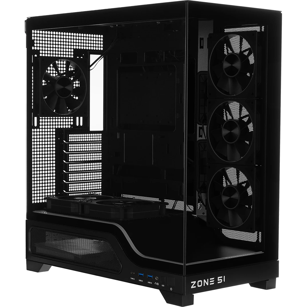 Корпус ZONE 51 Phantom Black - Z51-CAS-PHNBK - фото 2