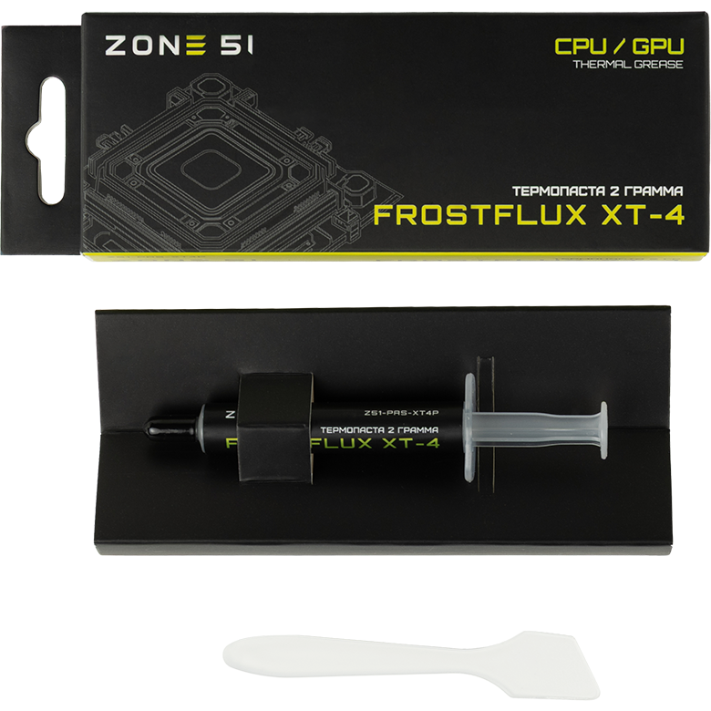 Термопаста ZONE 51 Frostflux XT-4 (Z51-PAS-XT4P) (2 г) - фото 3