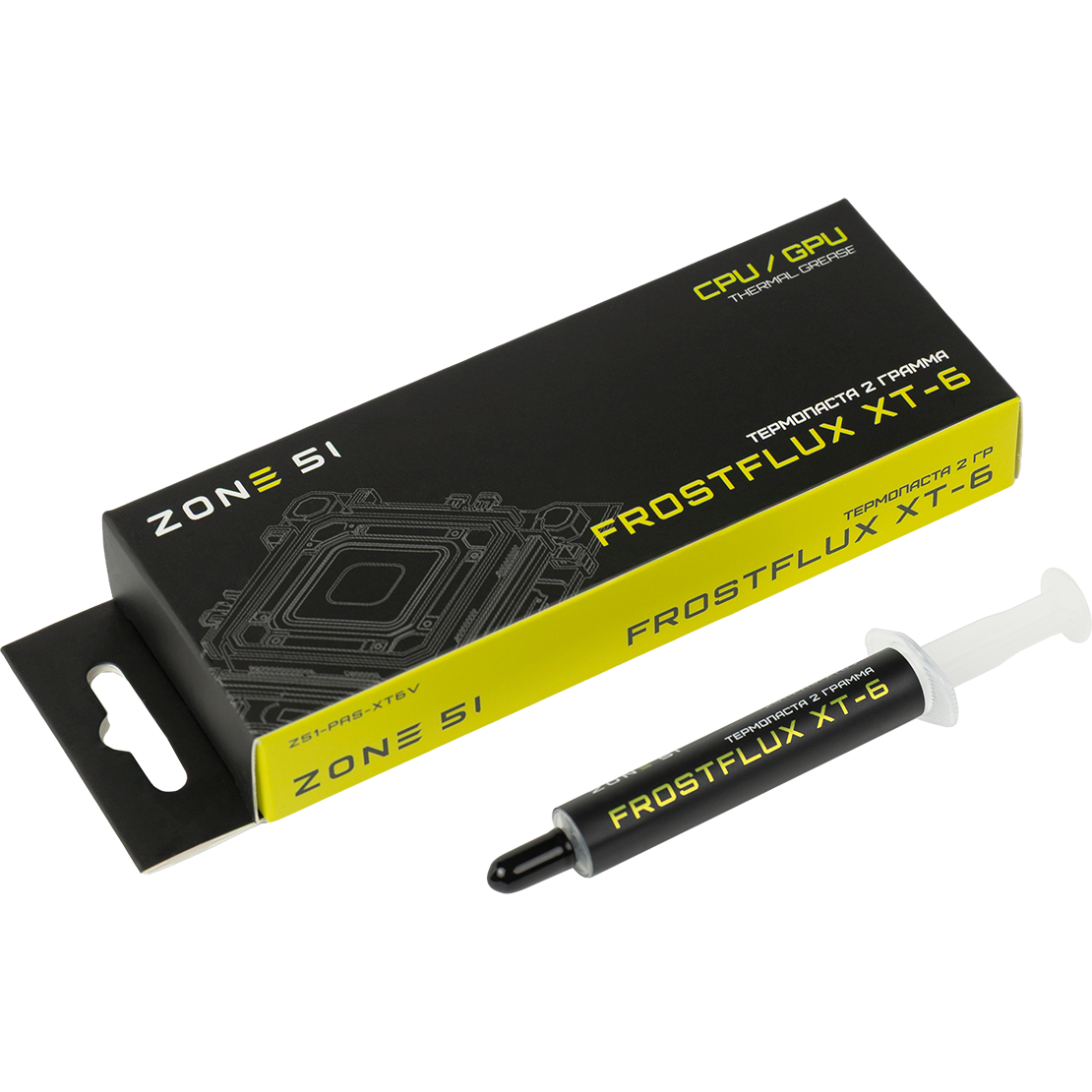 Термопаста ZONE 51 Frostflux XT-6 (Z51-PAS-XT6V) (2 г)