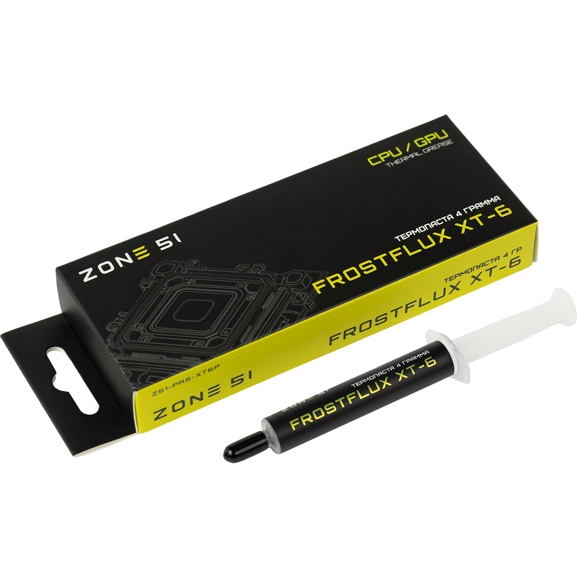 Термопаста ZONE 51 Frostflux XT-6 (Z51-PAS-XT6P) (4 г)