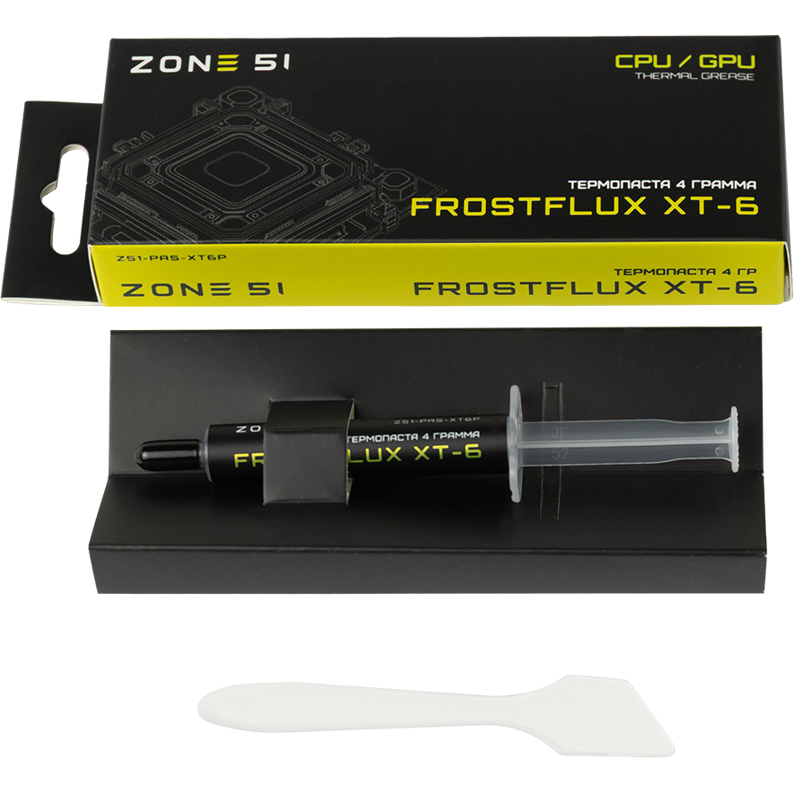 Термопаста ZONE 51 Frostflux XT-6 (Z51-PAS-XT6P) (4 г) - фото 2
