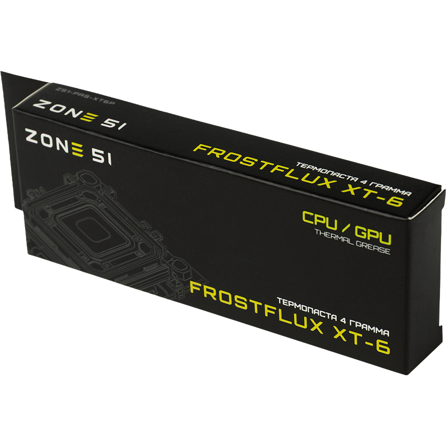 Термопаста ZONE 51 Frostflux XT-6 (Z51-PAS-XT6P) (4 г) - фото 5