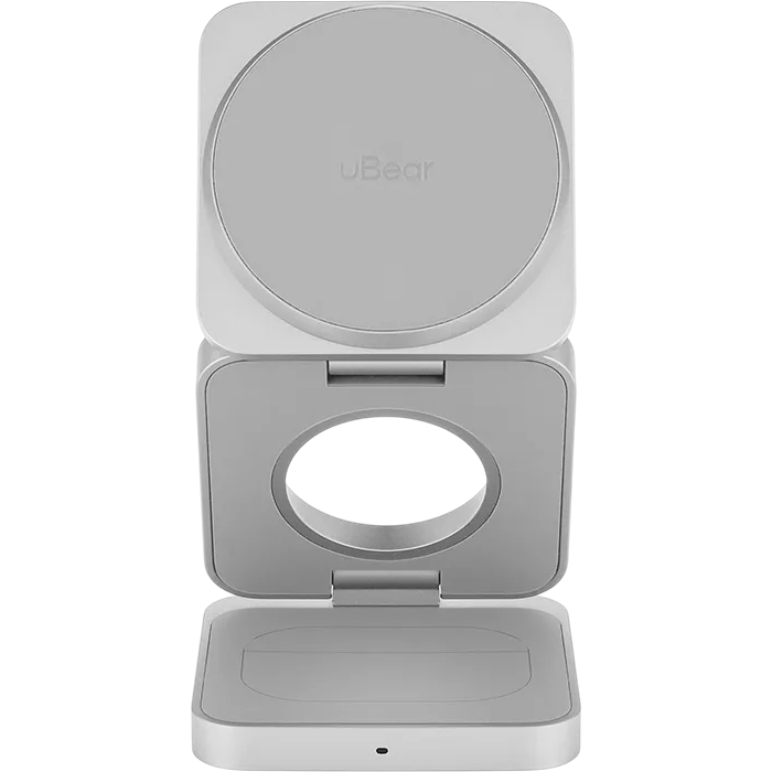 Беспроводное зарядное устройство uBear Balance Ultra Silver - WL31SL31BL-AW - фото 2
