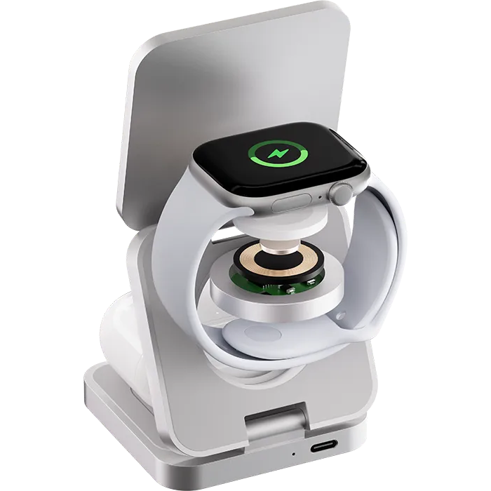 Беспроводное зарядное устройство uBear Balance Ultra Silver - WL31SL31BL-AW - фото 9