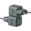 Сетевое зарядное устройство COMMO Core 20 Grey/Green - CM-WCH-20-2C-CGR-2