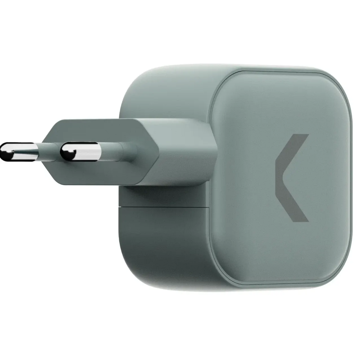 Сетевое зарядное устройство COMMO 65W Multi Charger Dual Grey/Green - TC-Y65-NCQ-3CAG-2	 - фото 3