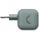 Сетевое зарядное устройство COMMO 65W Multi Charger Dual Grey/Green (TC-Y65-NCQ-3CAG-2	)