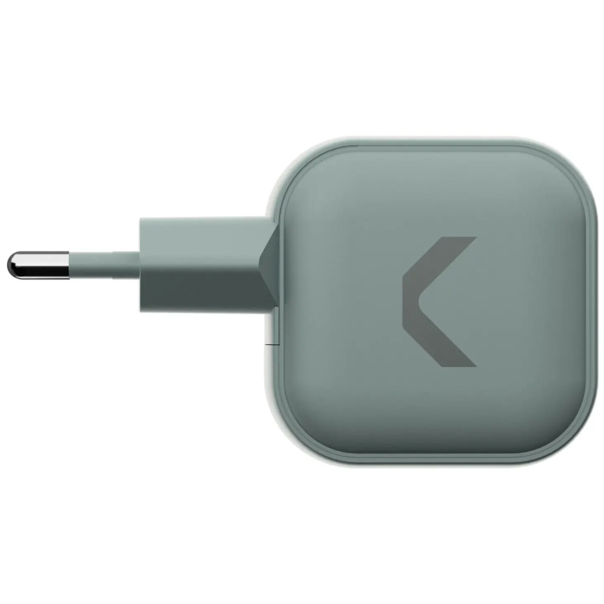 Сетевое зарядное устройство COMMO 65W Multi Charger Dual Grey/Green - TC-Y65-NCQ-3CAG-2	 - фото 4