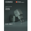 Сетевое зарядное устройство COMMO 35W Mini Charger Grey/Green - Y35-WNC-CCG-2 - фото 2