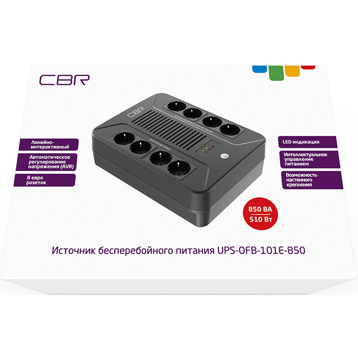 ИБП CBR UPS-OFB-101E-850 - фото 3