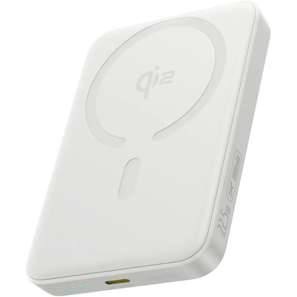 Внешний аккумулятор Baseus EnerFill FM12 Qi2 10000mAh 22.5W White - E0028501