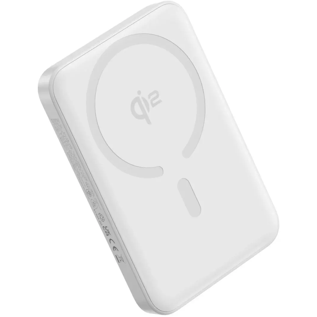 Внешний аккумулятор Baseus EnerFill FM12 Qi2 10000mAh 22.5W White - E0028501 - фото 2