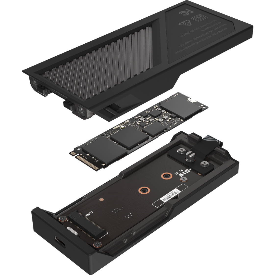 Внешний корпус для SSD M.2 ASUS ROG Strix Aiolos - 90DD02U0-MA9000 - фото 16
