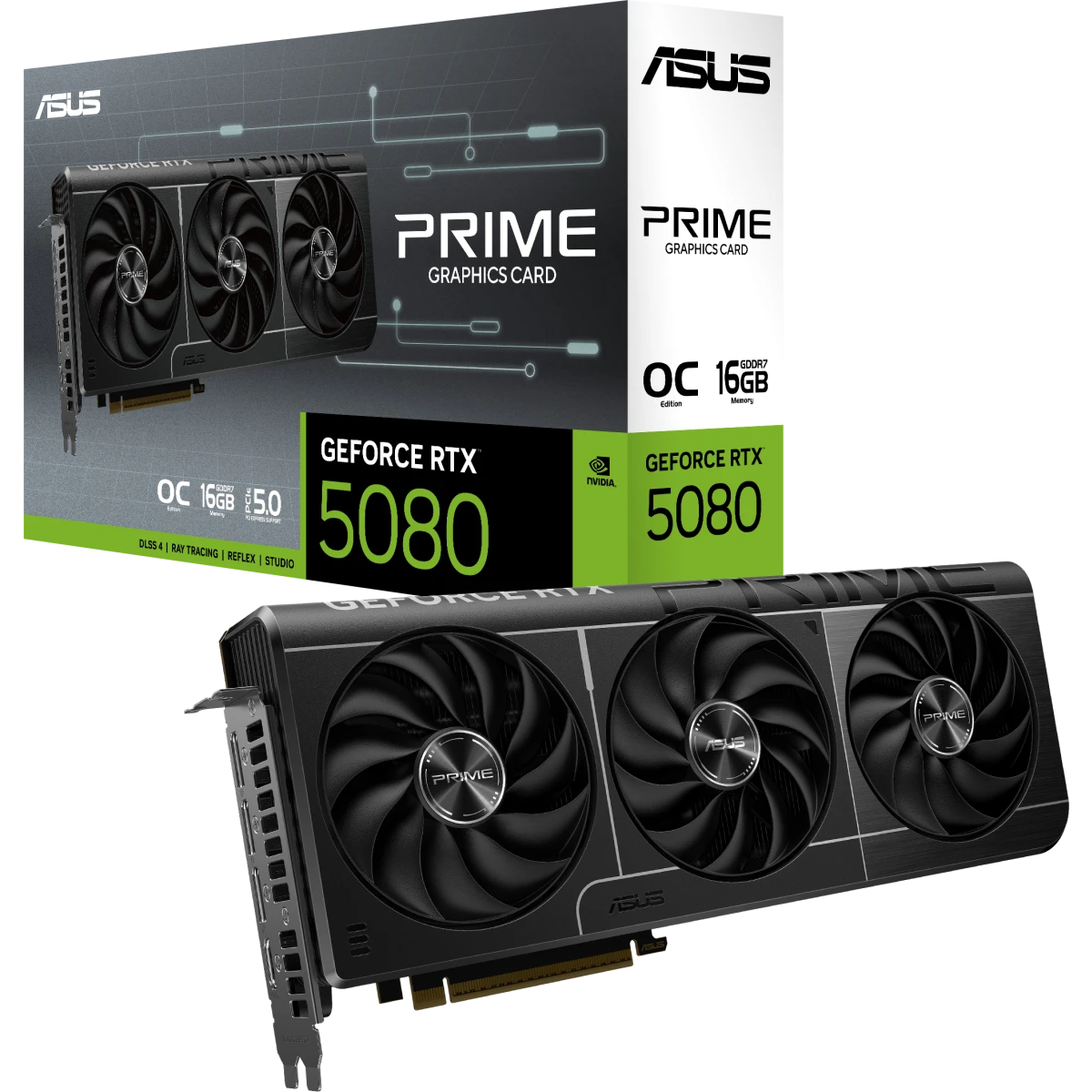 Видеокарта NVIDIA GeForce RTX 5080 ASUS PRIME EVO OC 16GB (PRIME-RTX5080-O16G-EVO) - фото 12