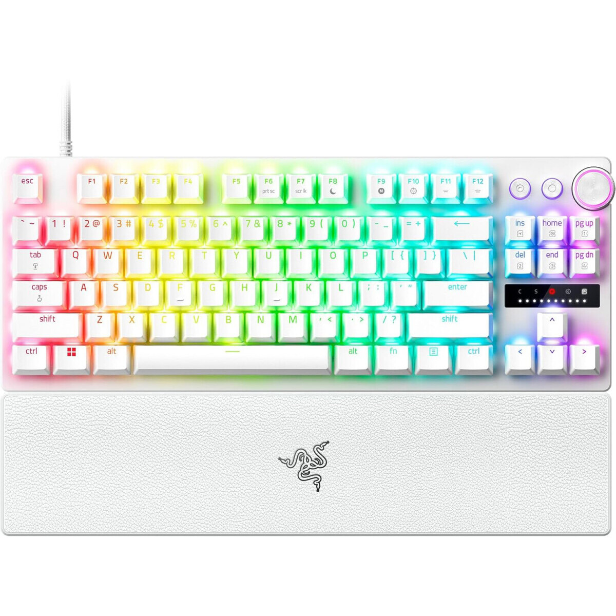 Клавиатура Razer Huntsman V3 Pro TKL White - RZ03-04981700-R3M1
