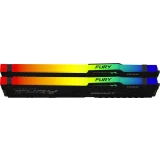 Оперативная память 32GB DDR5 5600MHz Kingston Fury Beast Black RGB (KF556C40BBAK2-32) (2x16GB KIT)
