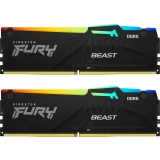 Оперативная память 32GB DDR5 6000MHz Kingston Fury Beast RGB (KF560C36BBE2AK2-32) (2x16GB KIT)