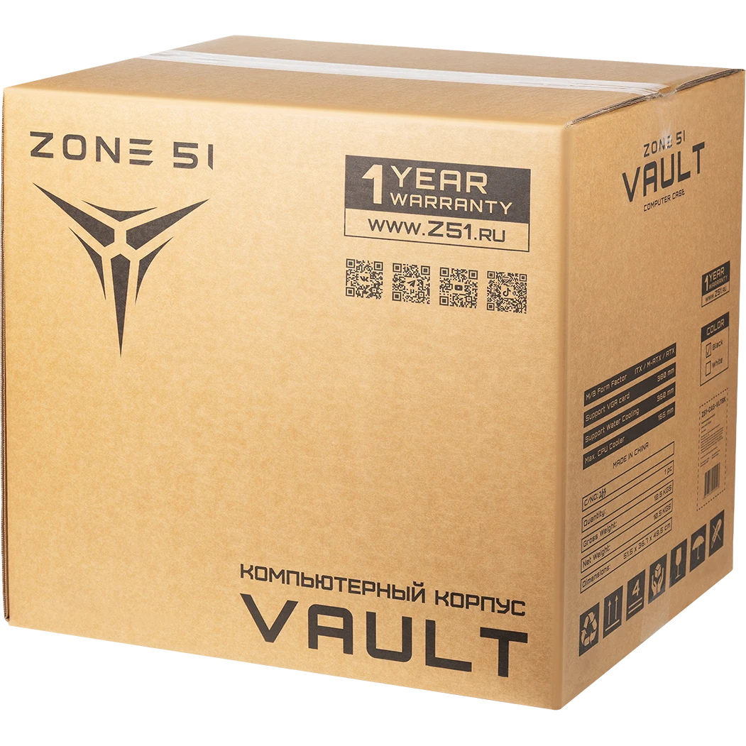 Корпус ZONE 51 Vault Black - Z51-CAS-VLTBK - фото 13