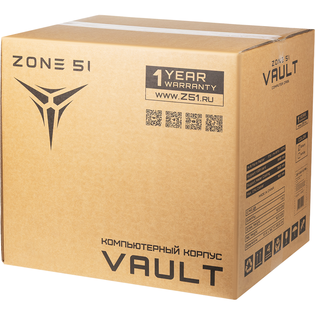 Корпус ZONE 51 Vault White - Z51-CAS-VLTWH - фото 14