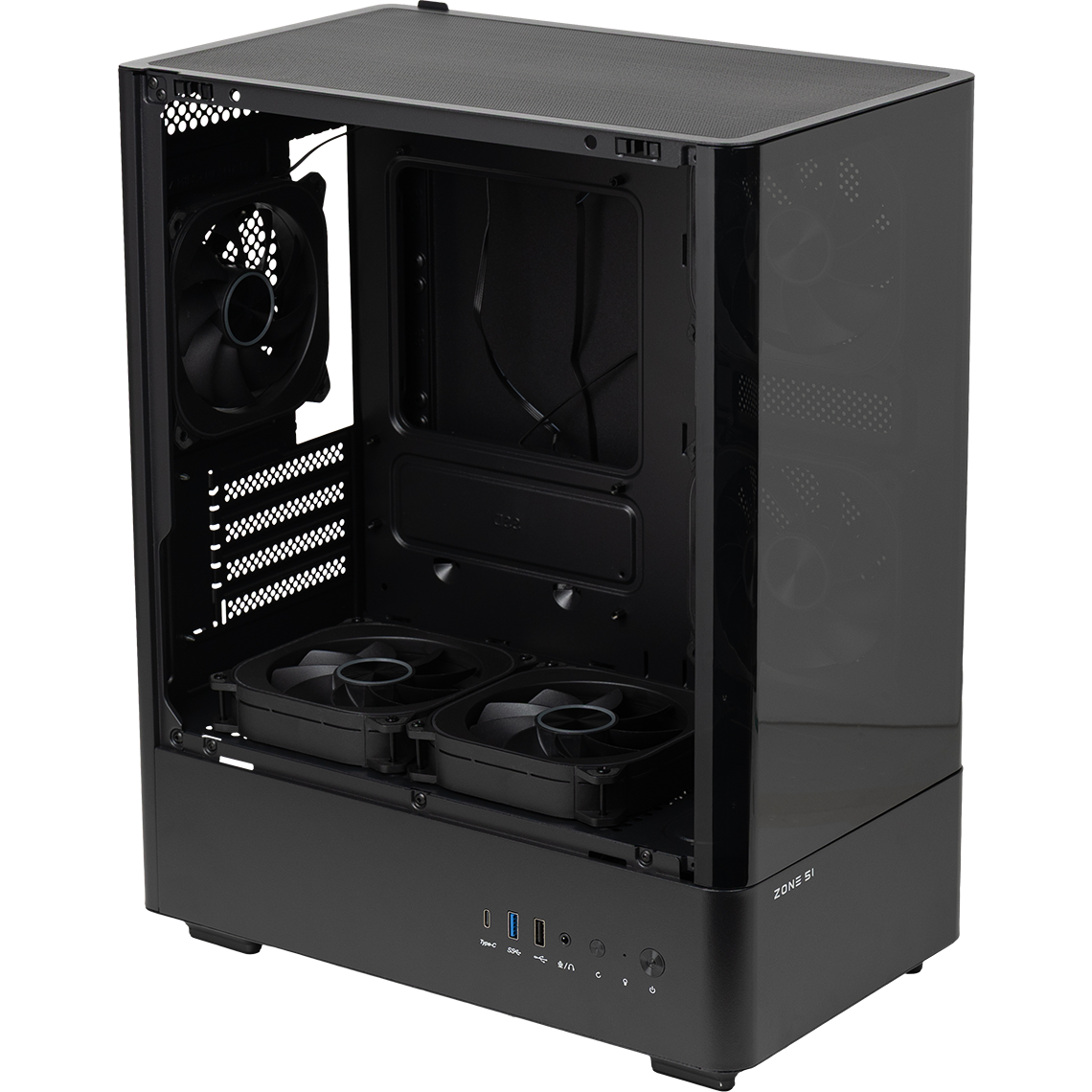Корпус ZONE 51 Fury Black - Z51-CAS-FURBK - фото 2