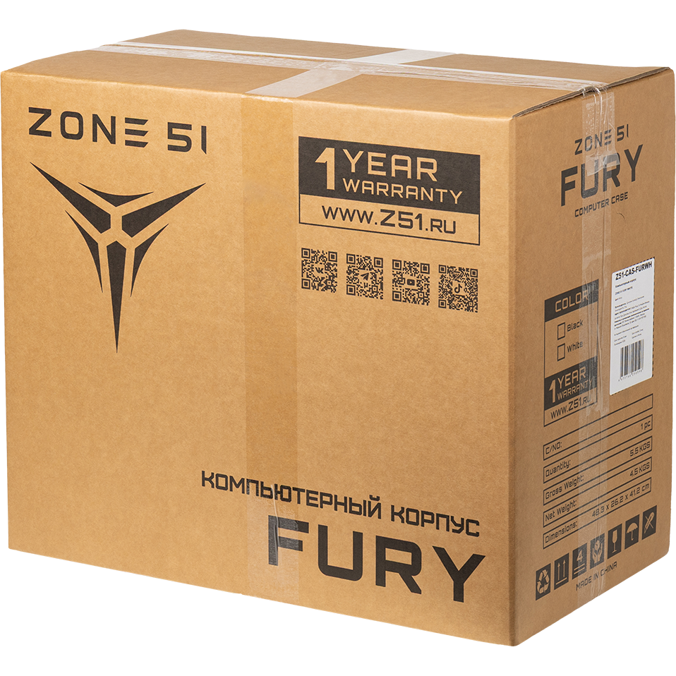 Корпус ZONE 51 Fury Black - Z51-CAS-FURBK - фото 14