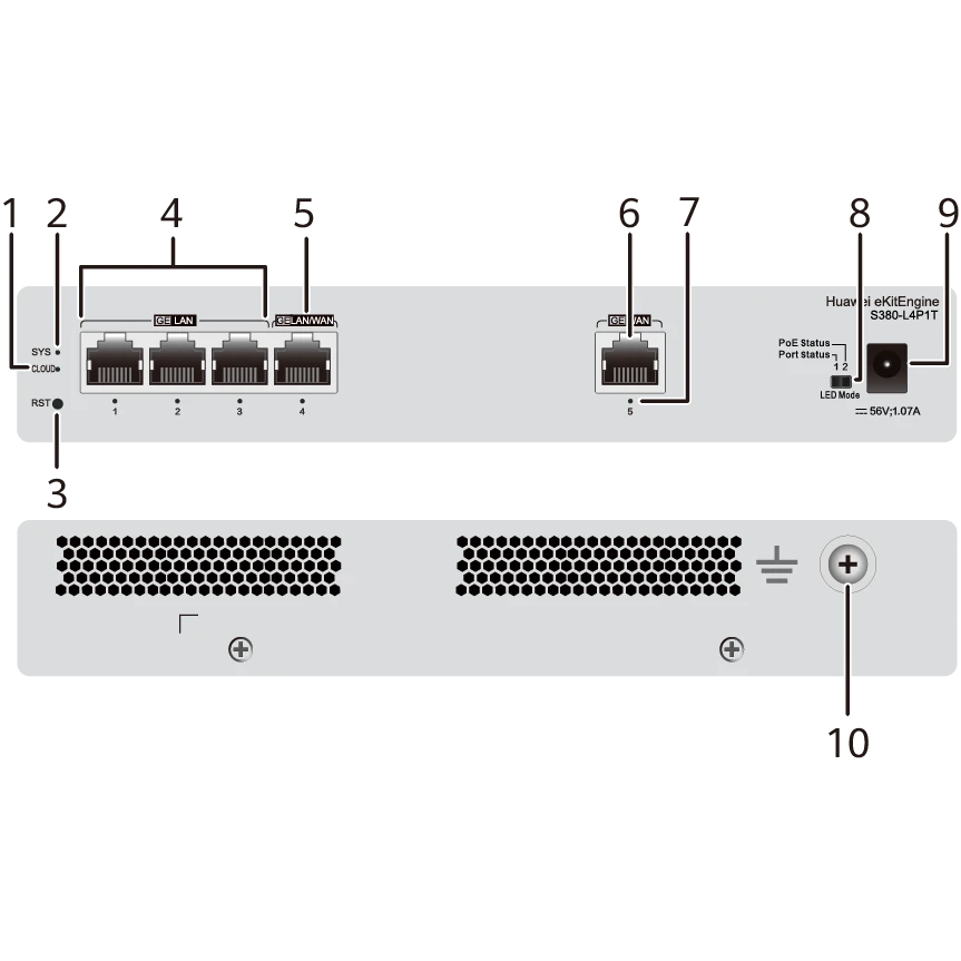 Шлюз Huawei S380-L4P1T - 98012178