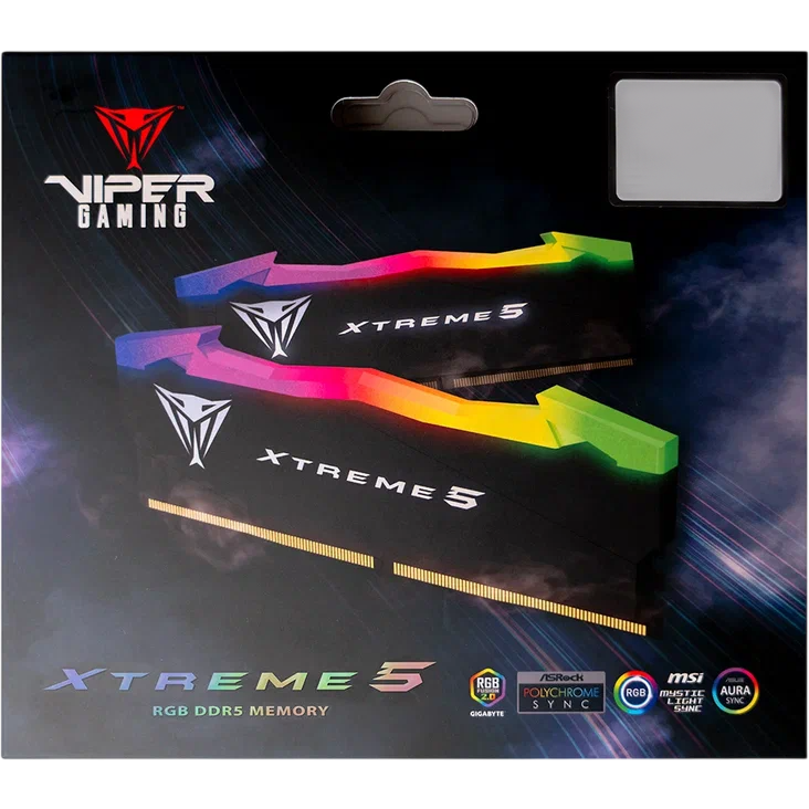 Оперативная память 32GB DDR5 6000MHz Patriot Viper Xtreme 5 RGB (PVXR532G60C30K) (2x16GB KIT) - фото 6