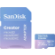 Карта памяти 256GB MicroSD SanDisk Creator + SD адаптер (SDSQXAV-256G-GN6MS)