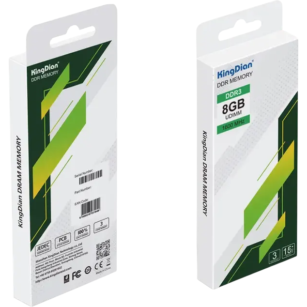 Оперативная память 8GB DDR-III 1600MHz KingDian (DDR3-PC-8GB) - фото 3