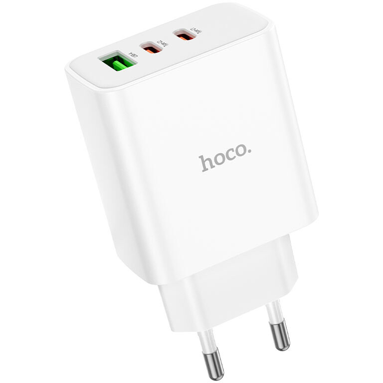 Сетевое зарядное устройство HOCO C126A Pure White - 6931474798725 - фото 3