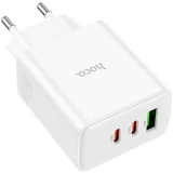 Сетевое зарядное устройство HOCO C126A Pure White (6931474798725)
