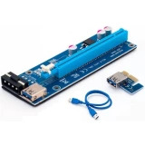 Переходник PCI-E x1 - PCI-E x16 KS-IS KS-346