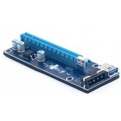 Переходник PCI-E x1 - PCI-E x16 KS-IS KS-346 - фото 2
