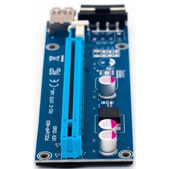 Переходник PCI-E x1 - PCI-E x16 KS-IS KS-346 - фото 3